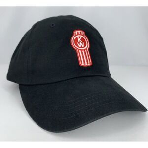 Kenworth Black Hat Red Bug Logo Adjustable Strapback Cap Oklahoma City Dealer